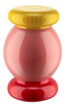 Moulin à épices ES18 H 11 cm Alessi Rose, rouge et jaune OFFRE SPECIALE